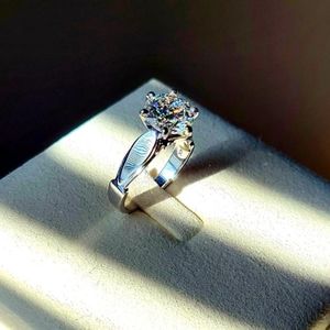 Solid 14k gold 2.79ct lab diamond ring